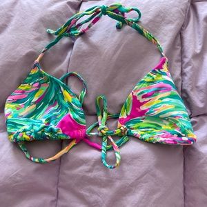 Lilly Pulitzer bikini top.